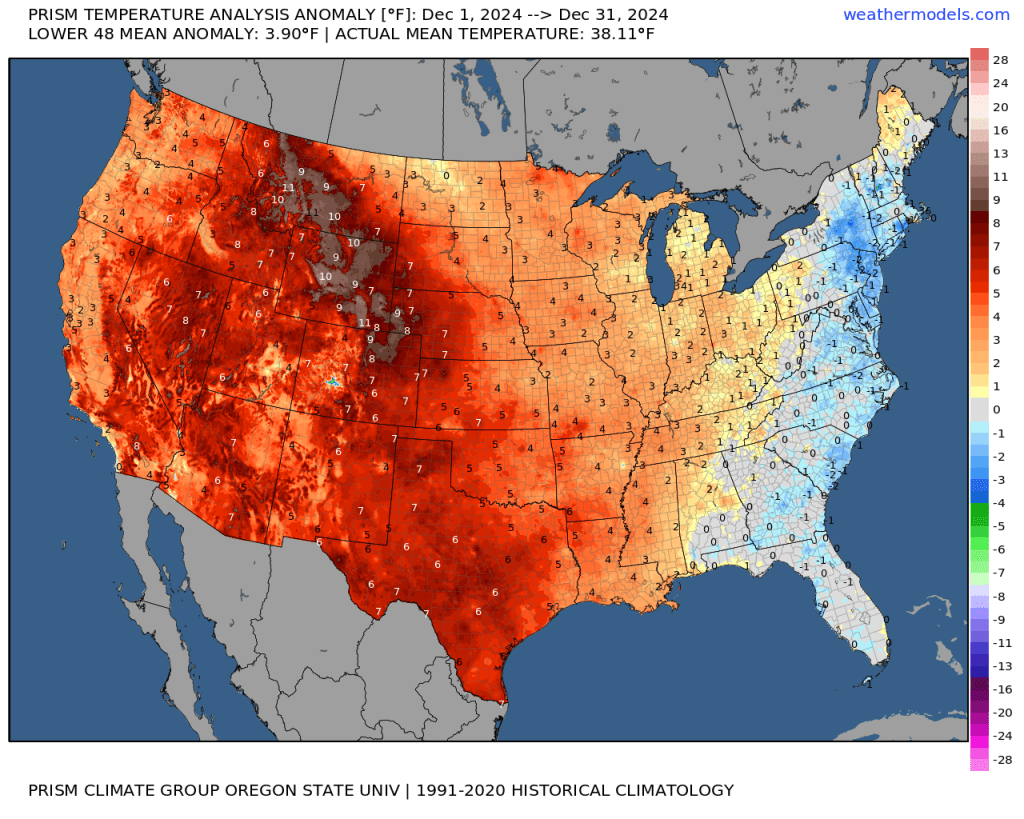 Prism Conus Tavg Anom Dec2024