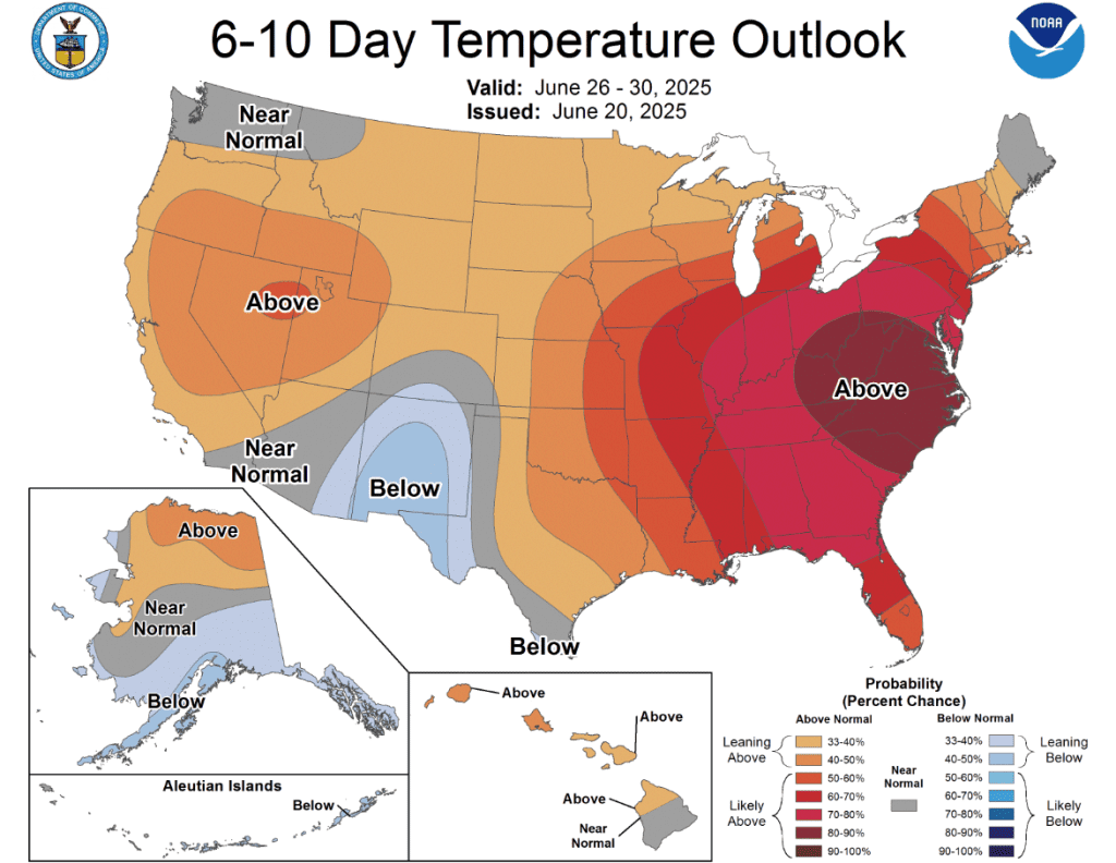6 10 day temps 062125